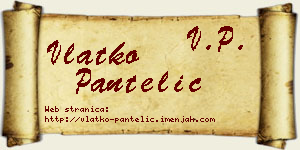 Vlatko Pantelić vizit kartica
